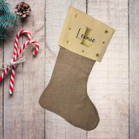 Personalisierte Weihnachtssocke