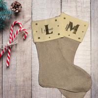 Personalisierte Weihnachtssocke