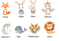 Tiere Boho Stil