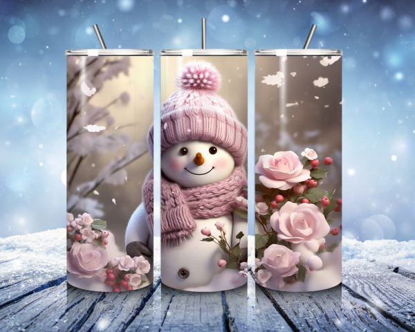 Schneemann Rosa