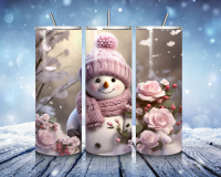 Schneemann Rosa